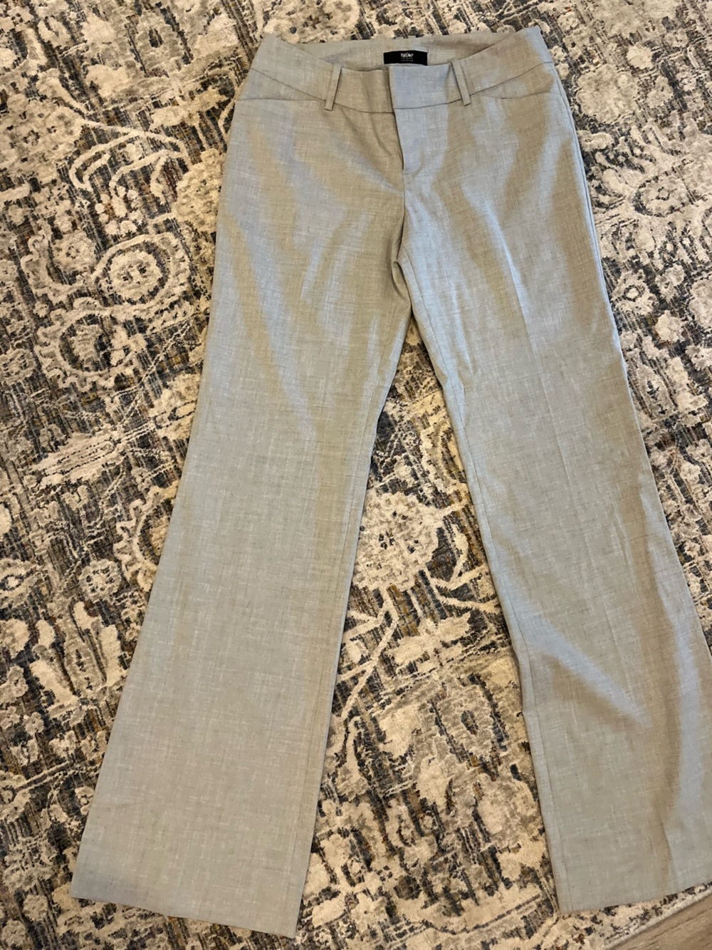 Mossimo Women's Gray Solid Dress Pants